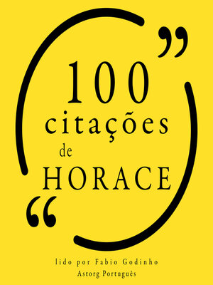 cover image of 100 citações de Horácio